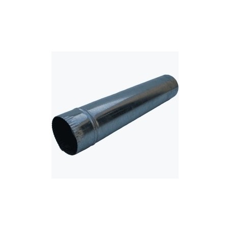 Rura piecowa czarna 1mb z blachy 1mm 130mm parnikowa