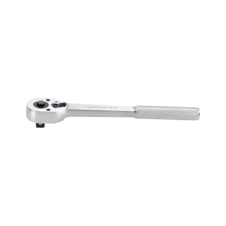 Grzechotka 1/2 32 zęby chrom uchwyt moletowany z blok. 250mm