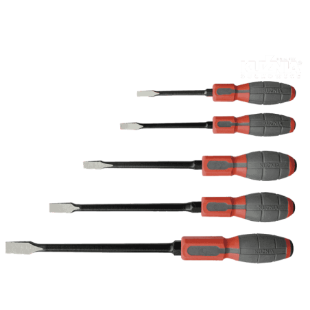 Komplet wkrętaków płaskich 5 sztuk