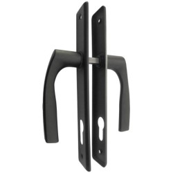 Klamka do furtki nati malowana czarna 90mm na wkładkę