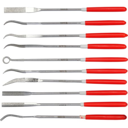 Zestaw pilników iglaków diamentowych 3x140x25mm