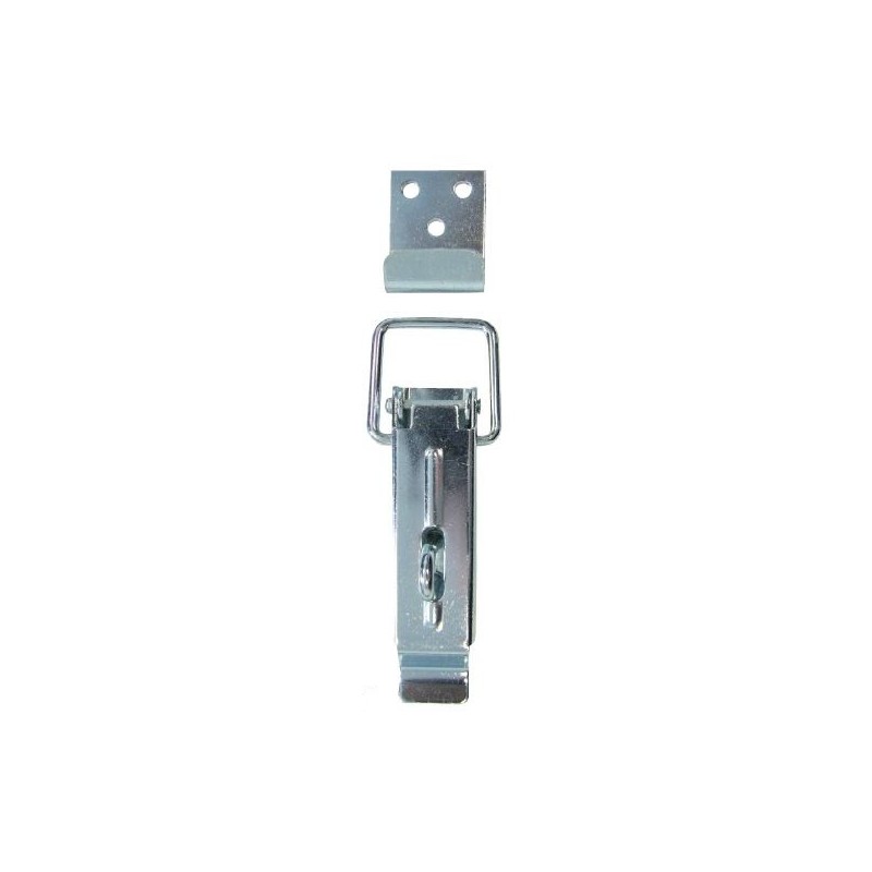 Zamknięcie do skrzyń ocynkowane z hakiem typu c 82x18mm