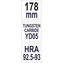 Nóż olejowy do cięcia szkła 178mm