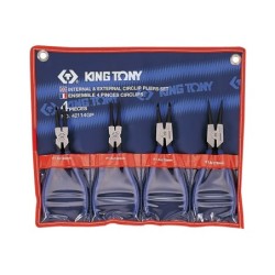 Szczypce do pierścieni seger komplet 4-sztukowy