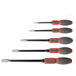 Komplet wkrętaków płaskich 5 sztuk