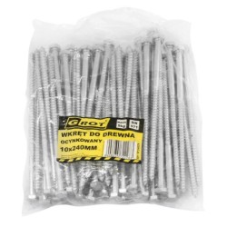 Wkręt do drewna na klucz,ocynkowany 82501 12x220mm