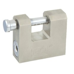 Kłódka zasuwkowa trzpieniowa, mosiężna satyna ktd50