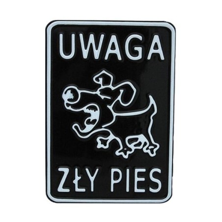 Tablica 15x20cm uwaga zły pies