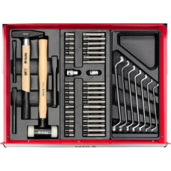 Szafka serwisowa na kólkach + narzedzia 177 części