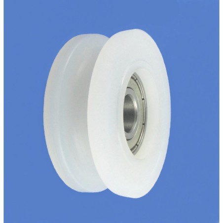 Rolka z tworzywa 45mm łożyskowana, na linkę c45/6ł