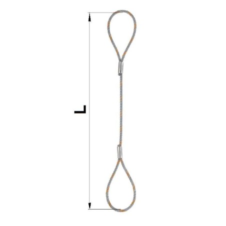 Zawiesie linowe typu f 12mm 4mb