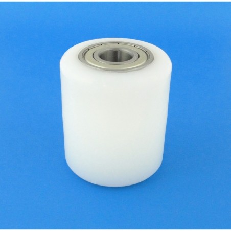 Rolka z tworzywa 70x80mm łożyskowana, do paleciaka r-70-80