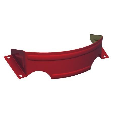 Śniegowiec półkolisty czerwony