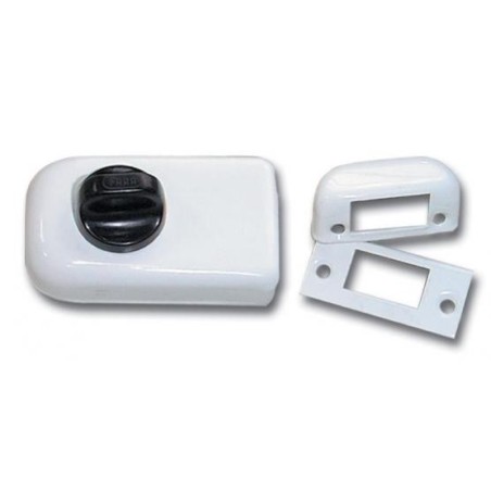 Zamek nawierzchniowy 50mm biały