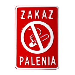 Tablica 15x20cm zakaz palenia