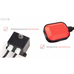 Pompa do ścieków 750w z rozdrabniaczem