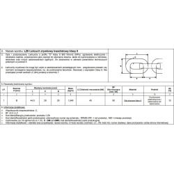 Łańcuch zrywkowy profil 'd' 8x28mm kl.8 lc45kn
