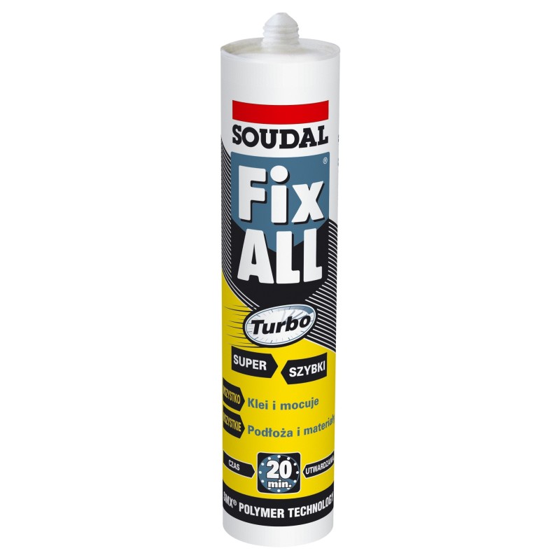 Uszczelniacz hybrydowy fix all turbo 290ml biały