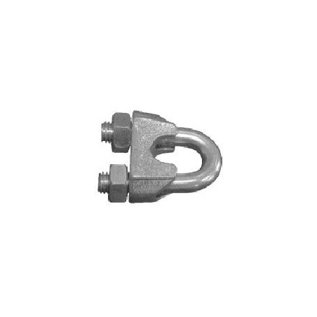 Zacisk linowy kabłąkowy 6mm stal kwasoodporna a4