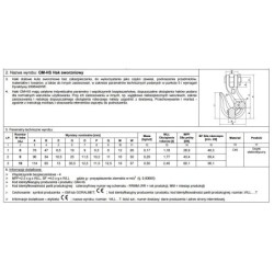 Hak sworzniowy ocynkowany 1/4' 1.18t 6mm