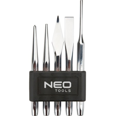 Zestaw wybijaków przecinaków i punktaków 5 sztuk