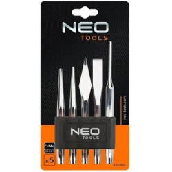 Zestaw wybijaków przecinaków i punktaków 5 sztuk