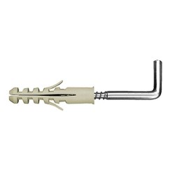 Dybel z hakiem kątowym ahk 12 nylon