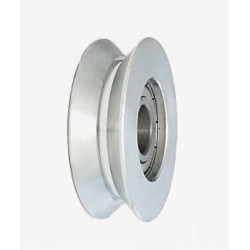 Rolka metalowa 58mm łożyskowana, na kątownik rjk-58