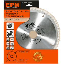 Piła spiekowa 200mm 60 zębów