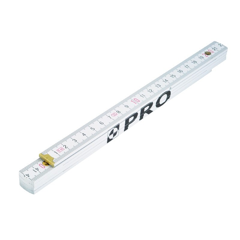 Miara drewniana składana bez okuć z kątomierzem 1 metr