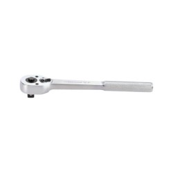Grzechotka 1/2 32 zęby chrom uchwyt moletowany z blok. 250mm