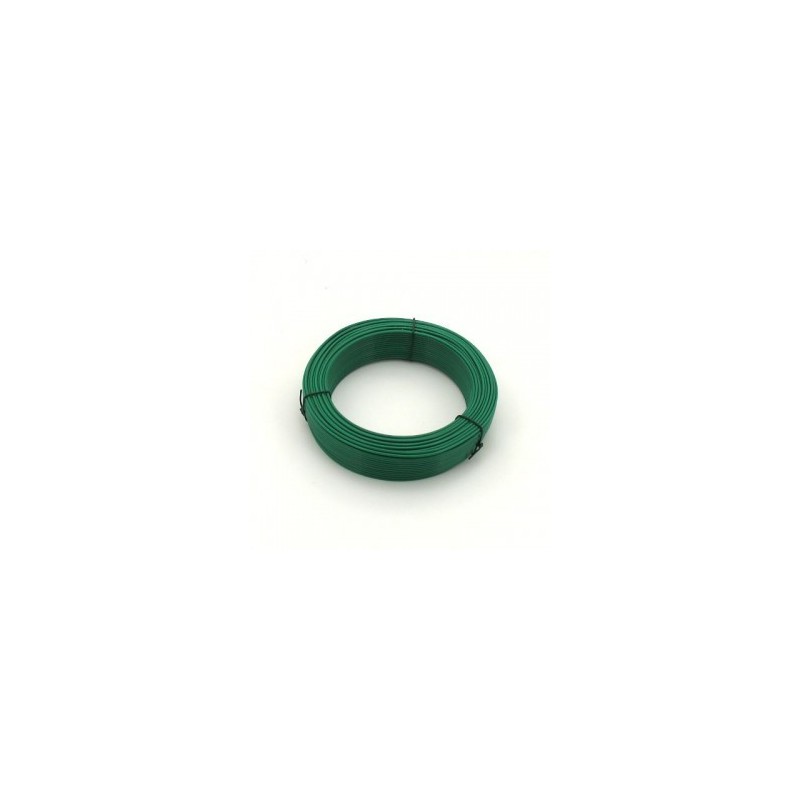Drut ocynkowany pokryty  pcv. 2.0mm . Zielony...