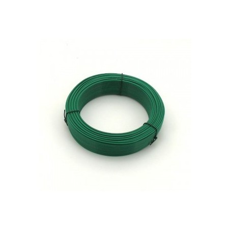 Drut ocynkowany pokryty  pcv. 2.0mm . Zielony...