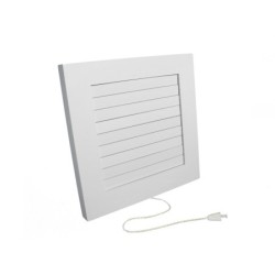 Kratka wentylacyjna imperio z żaluzją mechaniczną 140x210mm