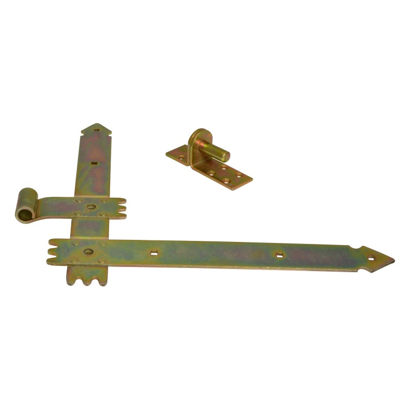 Zawias drzwiowy kątowy ocynkowany 300mm 2 sztuki