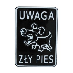 Tablica 15x20cm uwaga zły pies