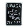 Tablica 15x20cm uwaga zły pies