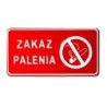 Tablica 15x29cm zakaz palenia