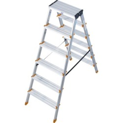 Drabina aluminiowa dwustronna dopplo 2x6 szczebli