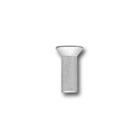 Nit aluminiowy pełny z łbem stożkowym płaskim 4.0x16 mm