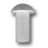 Nit aluminiowy pełny z łbem kulistym 4.0x16 mm