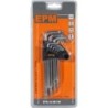 Komplet kluczy torx typ l t10-t50 9szt. Długie