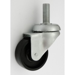 Koło meblowe z tworzywa 50mm obudowa z trzpieniem m54b