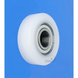 Rolka z tworzywa 50.3mm łożyskowana r-50.3
