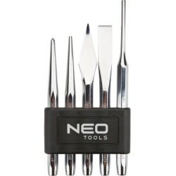 Zestaw wybijaków przecinaków i punktaków 5 sztuk