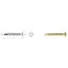 Wkręt do drewna ocynk żółty na torx 3.0x25mm t10