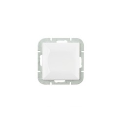 Perła łącznik jednobiegunowy p/t biały