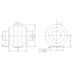 Wentylator wkbo-25 1f
