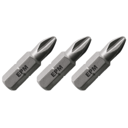 Końcówki do wkrętarki 25mm 3szt. Ph1