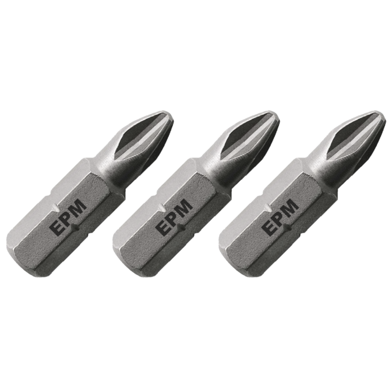 Końcówki do wkrętarki 25mm 3szt. Ph1